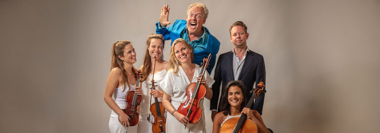 Bert Visscher, Reinout Douma & Noordpool Strijkkwartet – Bert Visscher 65, dat zou je niet zeggen (Cabaret Reprise) — theater in Hardenberg