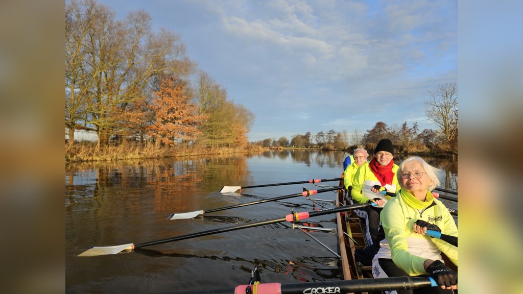 Van Viking Row naar roeien op de Vecht in Hardenberg