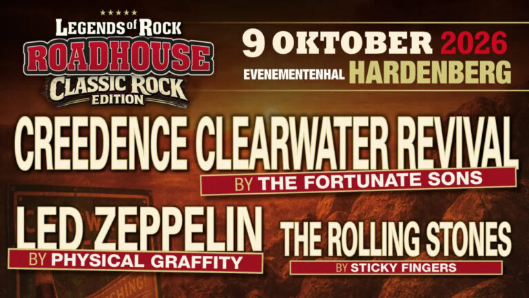Legends of Rock Roadhouse – Classic Rock Edition — muziek in Hardenberg
